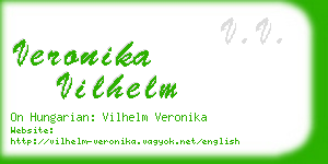 veronika vilhelm business card